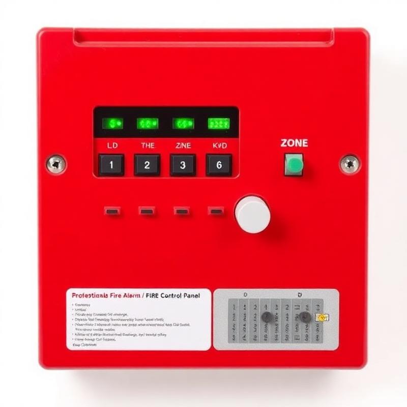 4-Zone Conventional Fire Alarm Panel